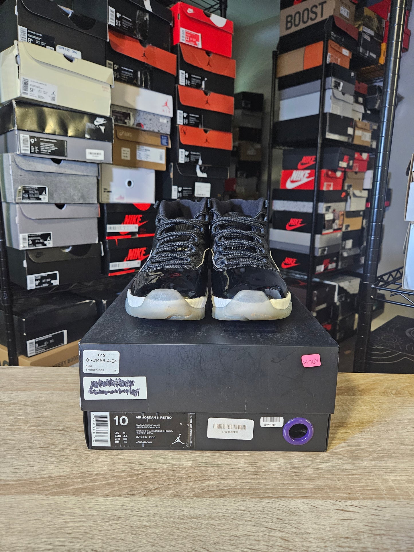 Size 10 - AJ 11 Retro High Space Jam