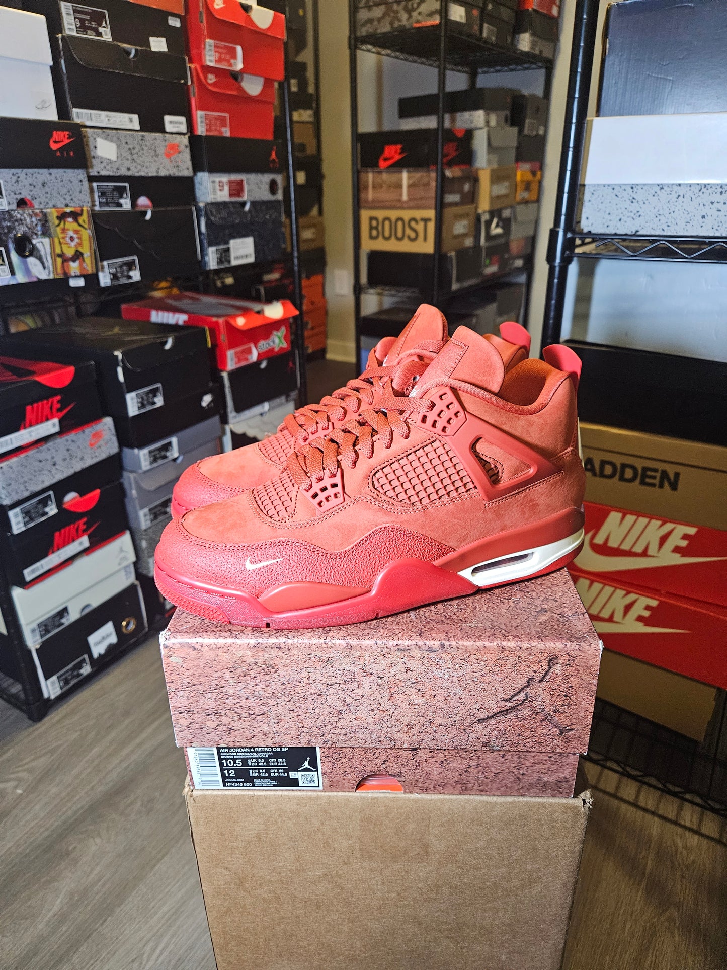 Size 10.5 - Nigel Sylvester x AJ 4 Retro OG SP Brick By Brick