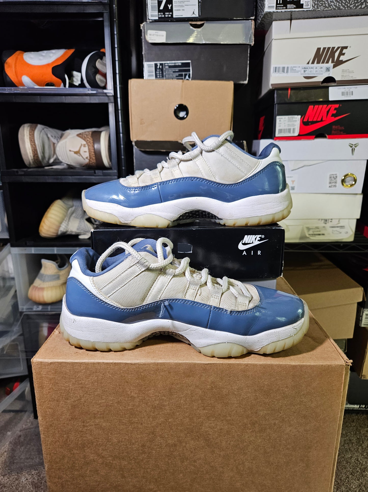 Size 8 - AJ 11 Retro Low Diffused Blue