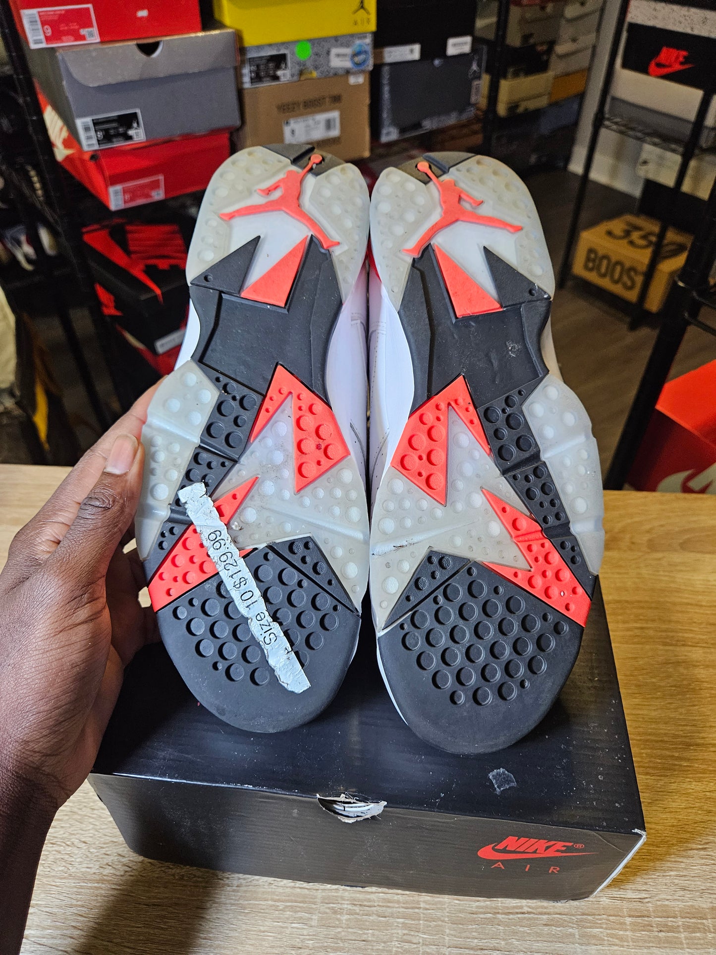 Size 10 - AJ Retro White Infrared