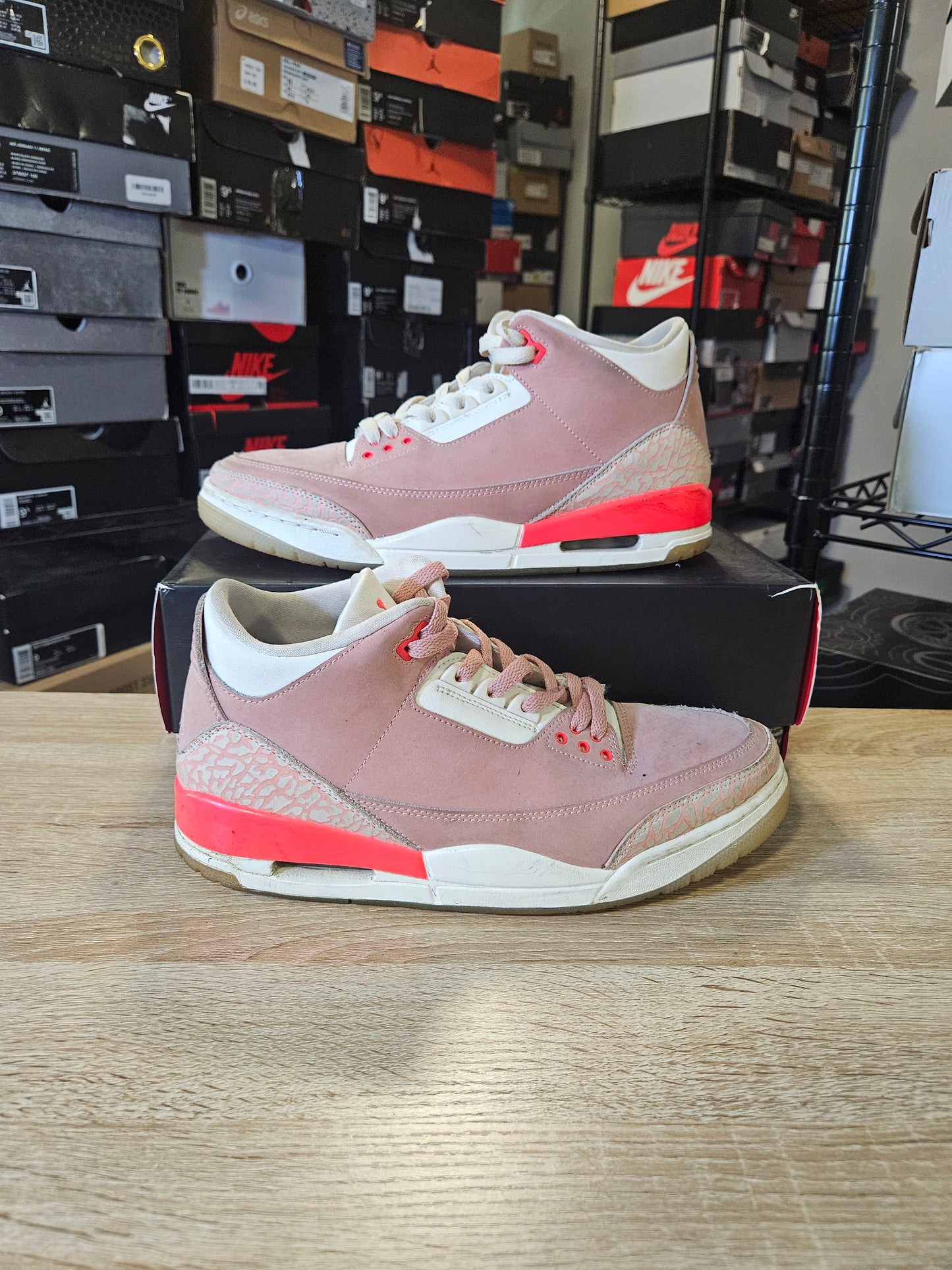 Size 10 - AJ 3 Retro Rust Pink