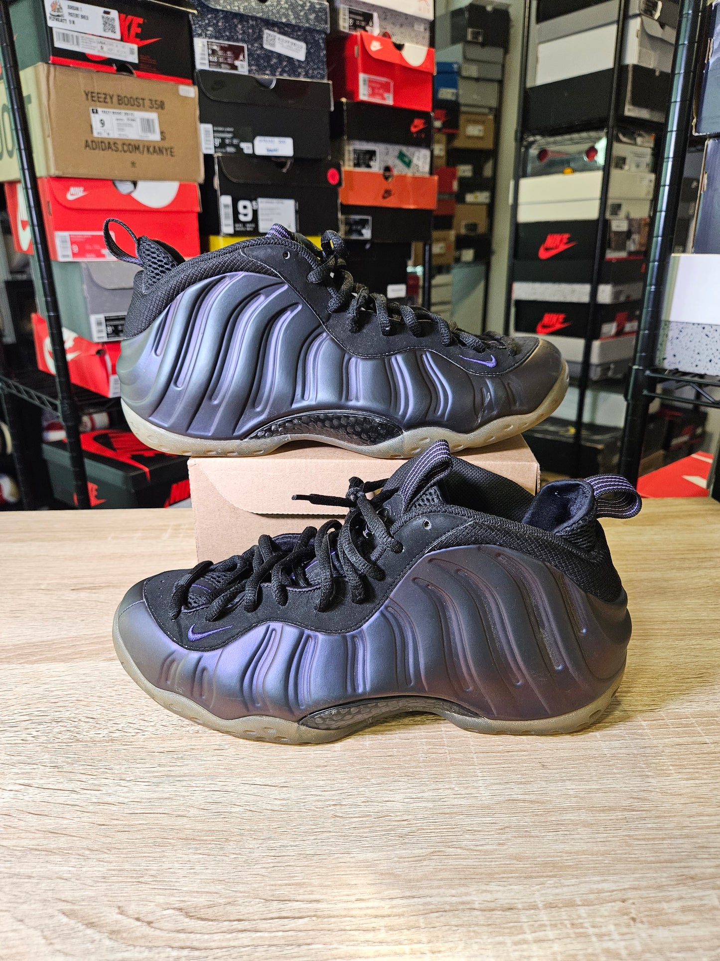 Size 11 - Air Foamposite One 2017 Eggplant