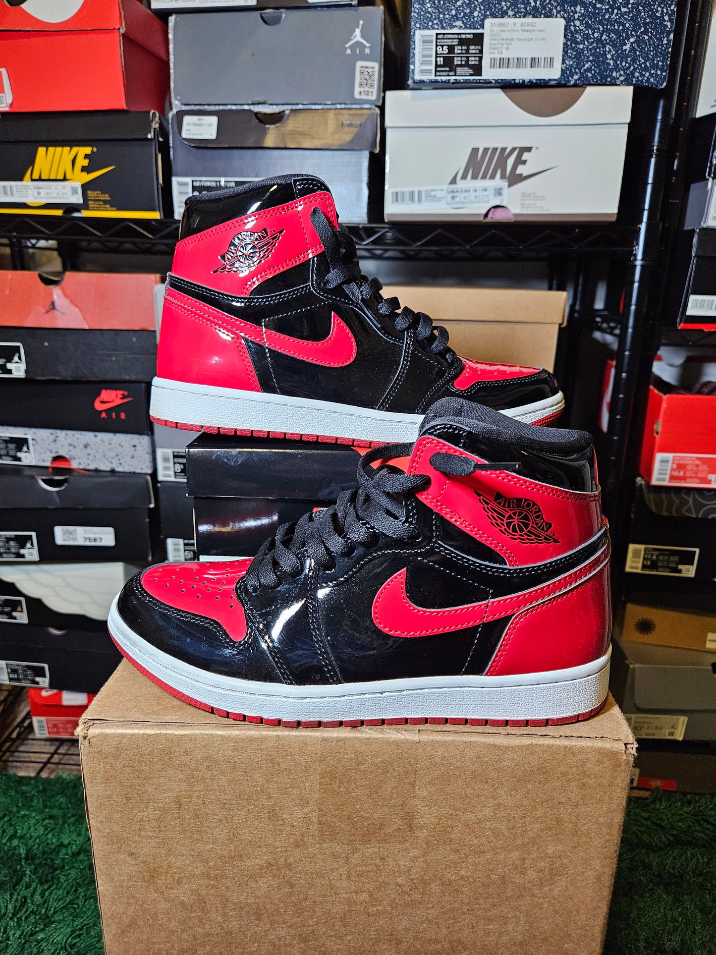 Size 8.5 - AJ 1 Retro OG High Patent Bred