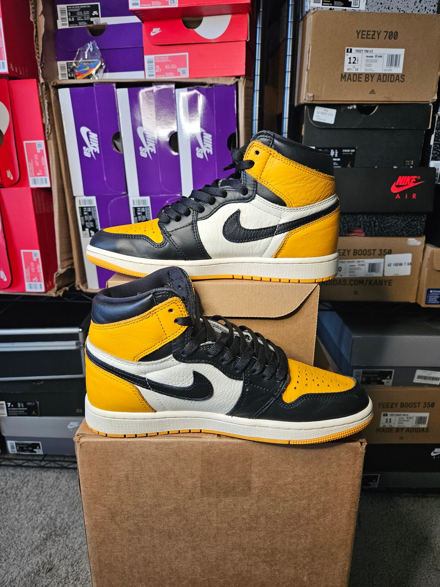 Size 8.5 - AJ 1 Retro OG High Yellow Toe