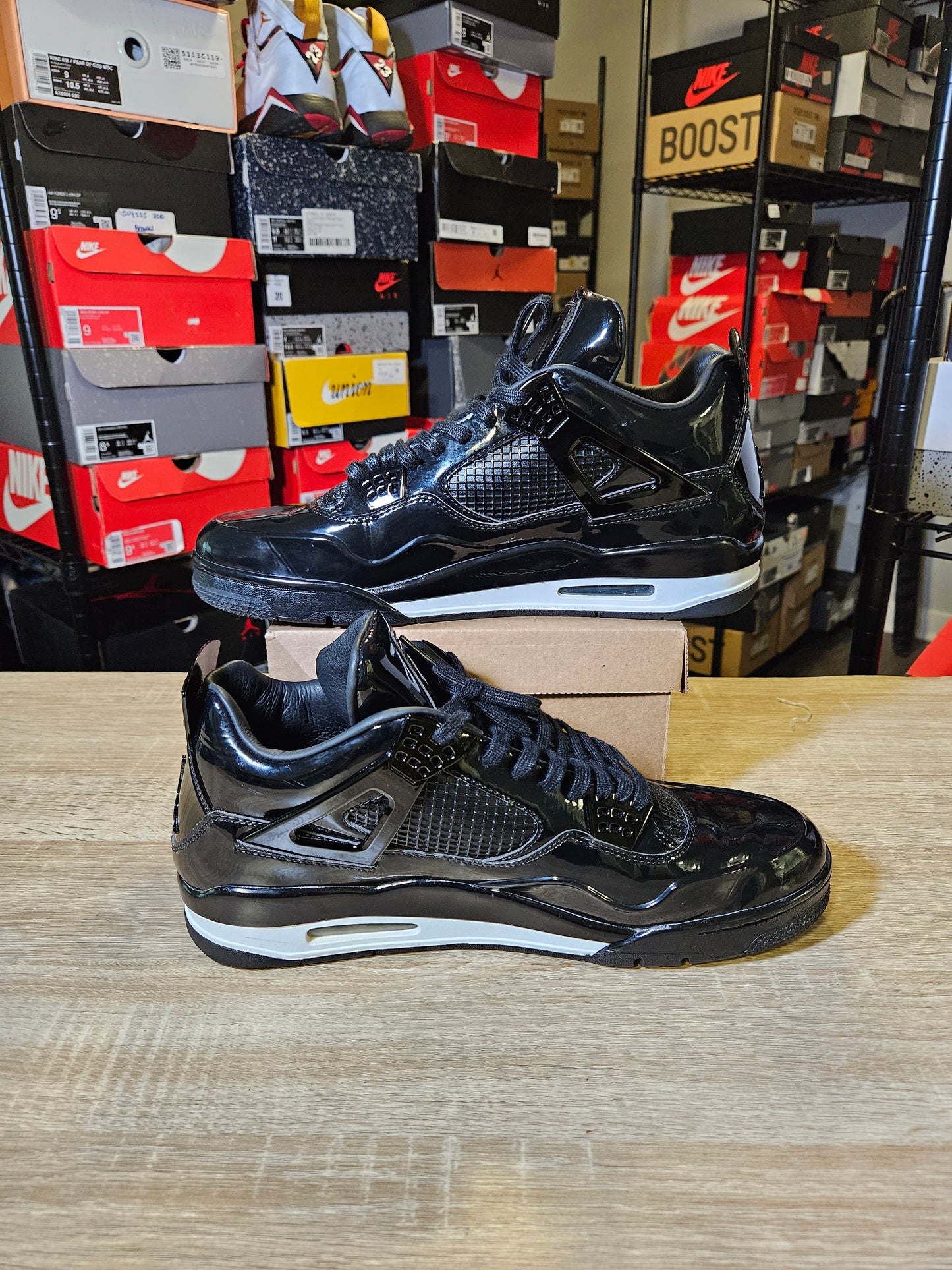Size 13 - AJ 4 Retro 11Lab4 - Black