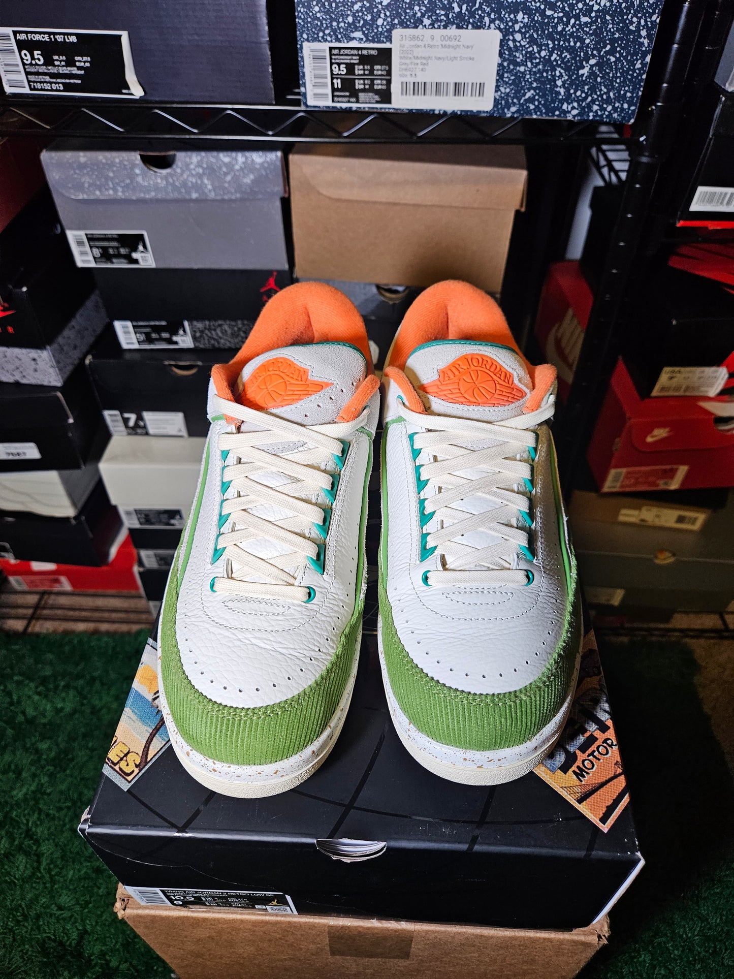 Size 10.5W/9M - Titan x AJ 2 Retro Low Ivory