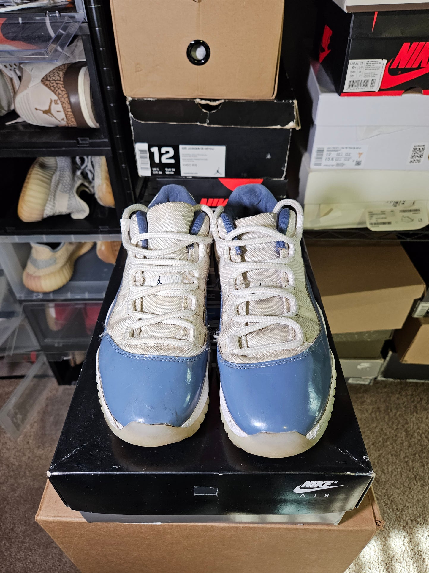 Size 8 - AJ 11 Retro Low Diffused Blue