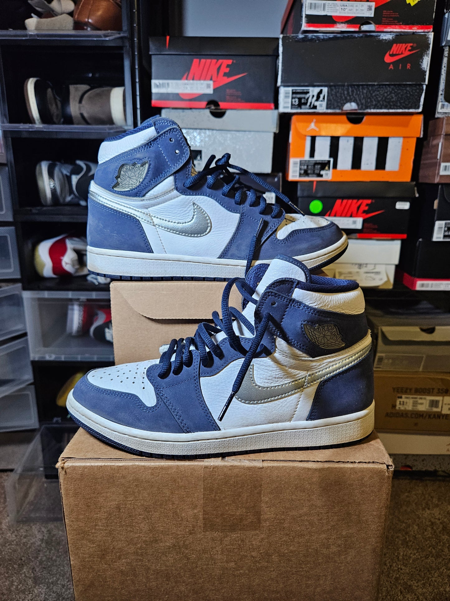 Size 9 - AJ 1 Retro High CO.JP Midnight Navy