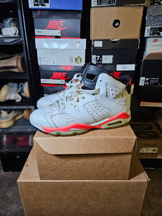 Size 4.5 - AJ 6 Retro 2014 White Infrared
