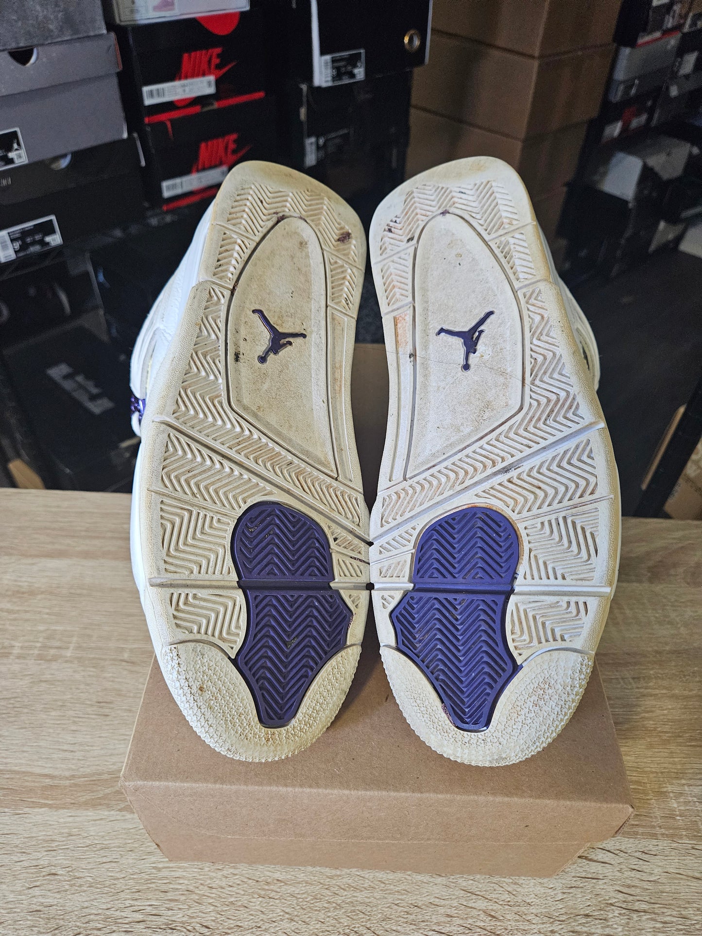 Size 11 - AJ 4 Retro Mid Purple Metallic
