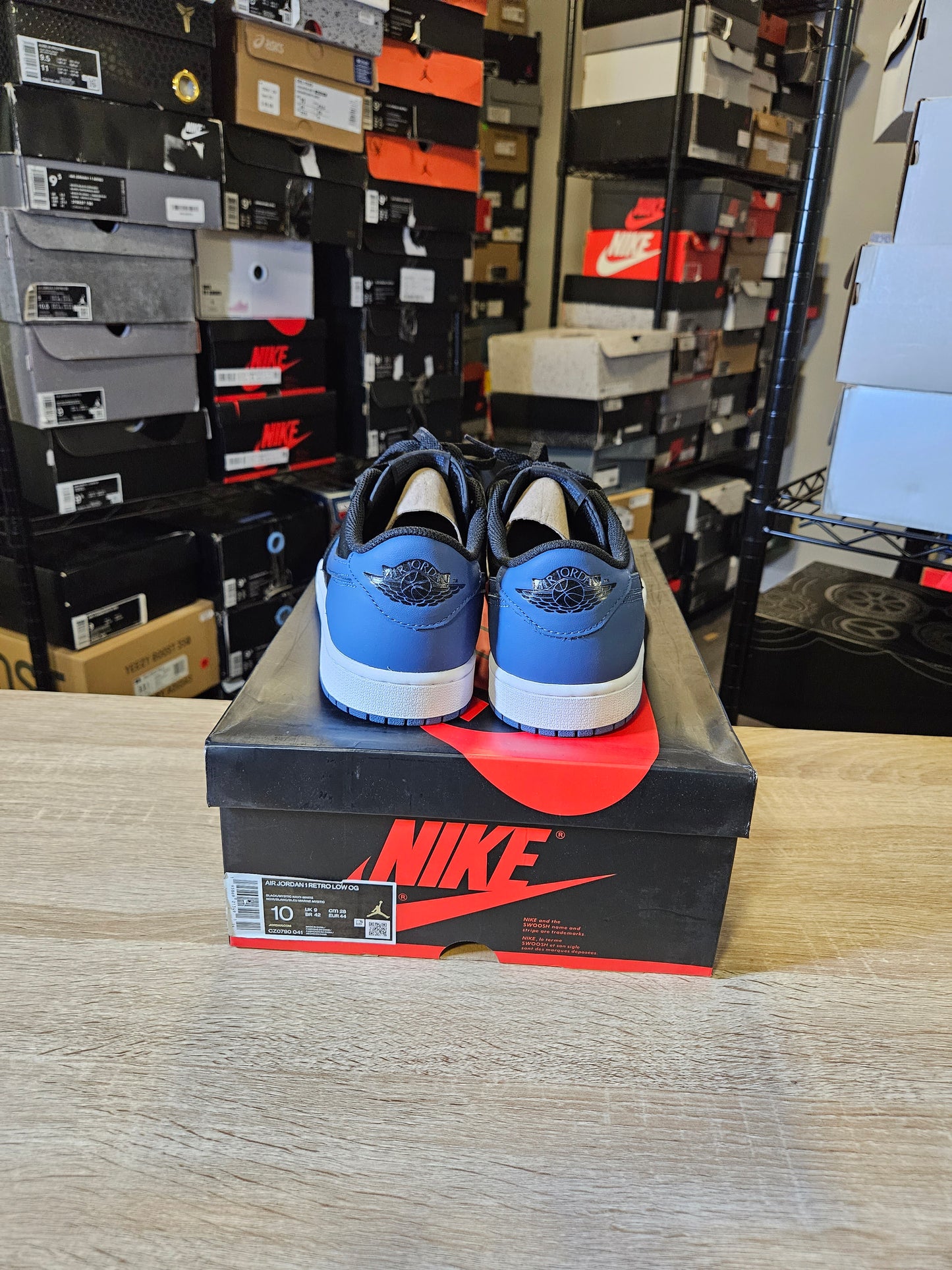 Size 10 - AJ 1 Low OG Mystic Navy