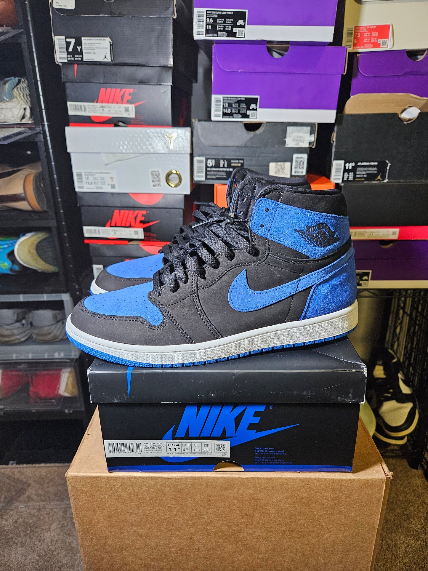Size 11.5 - AJ 1 Retro OG High Royal Reimagined