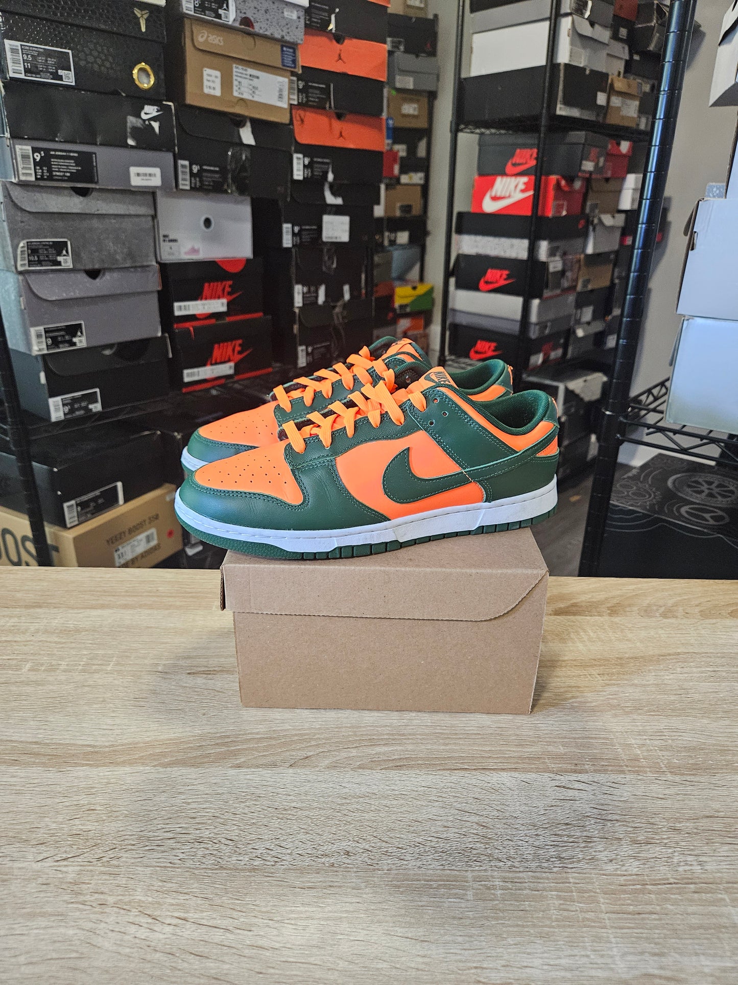 Size 10.5 - Dunk Low Miami Hurricanes
