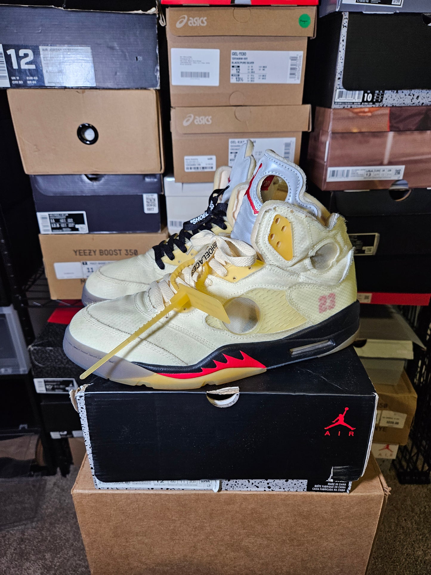 Size 12 - AJ 5 Off White Sail