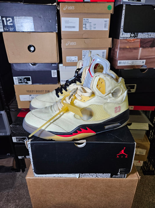 Size 12 - AJ 5 Off White Sail