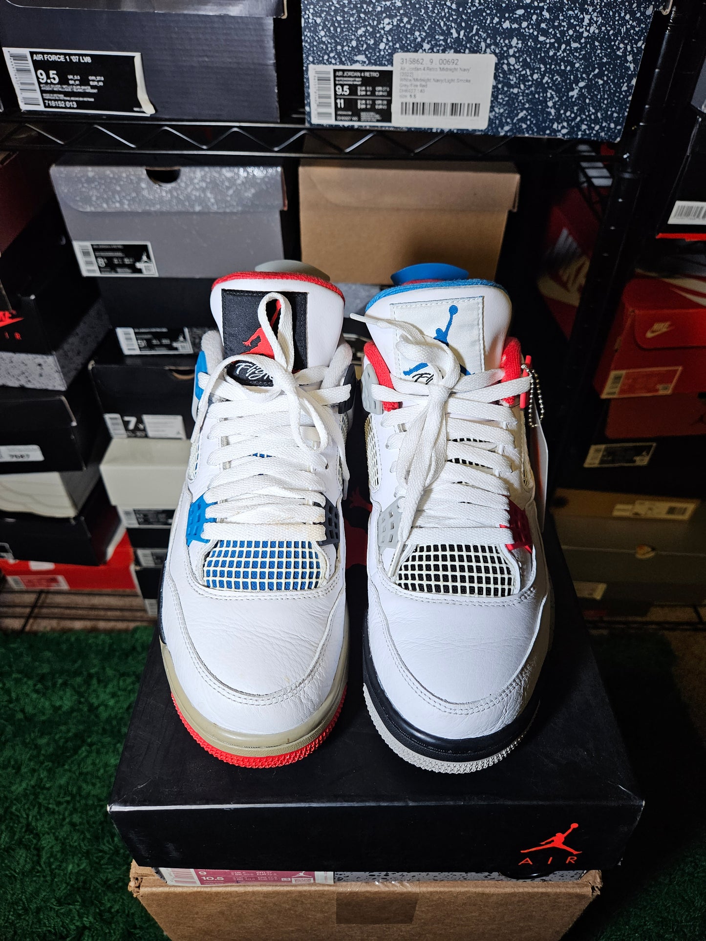 Size 9 - Jordan 4 Retro SE Mid What The 4