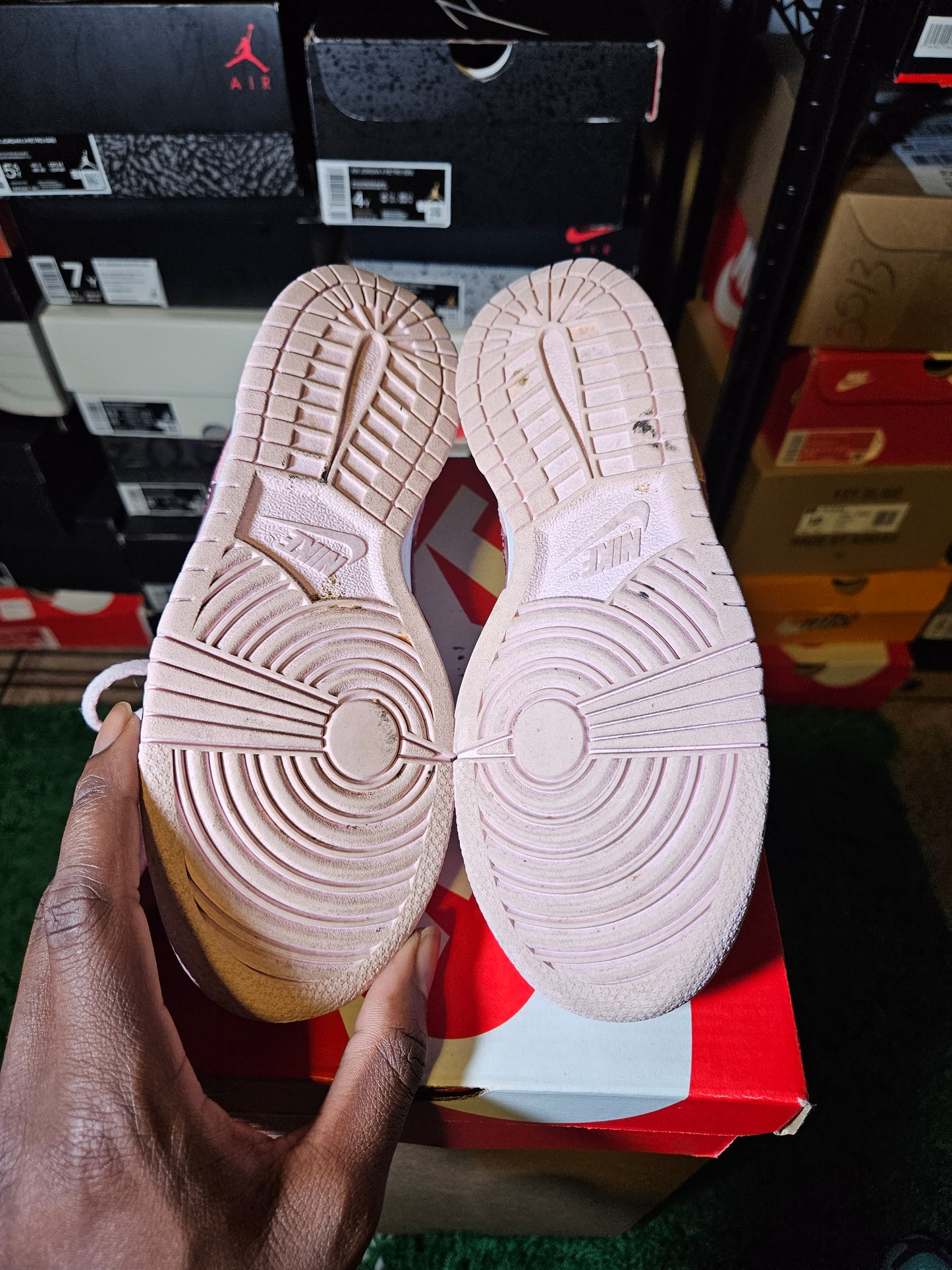 Size 3.5Y - Dunk Low Triple Pink