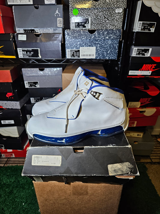 Size 9.5 - AJ 18 OG 2003 White Sport Royal