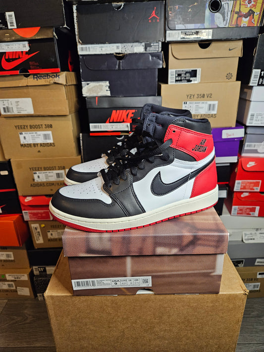 Size 9 - AJ 1 Retro OG High Black Toe Reimagined