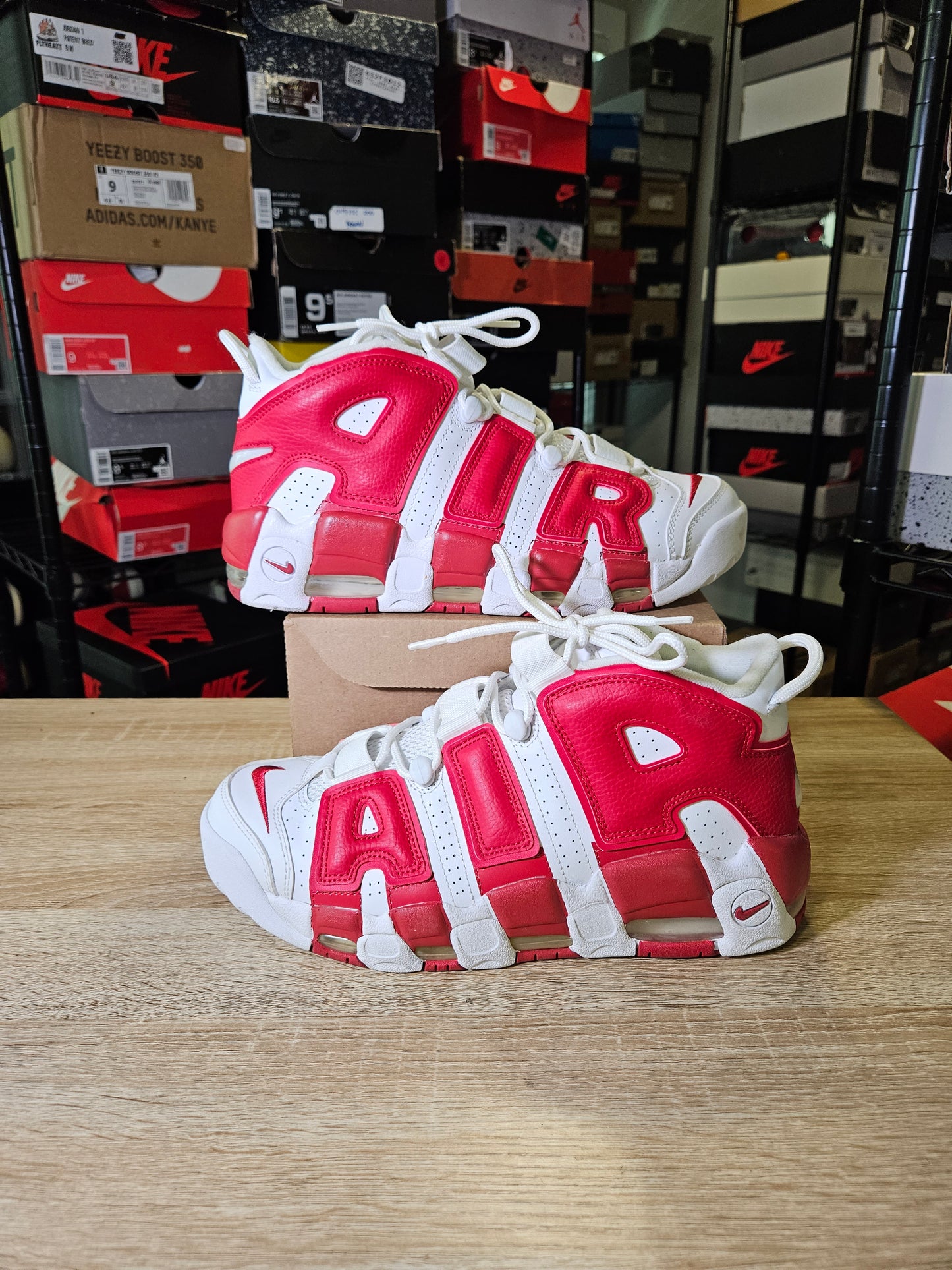 Size 9 - Air More Uptempo White Red