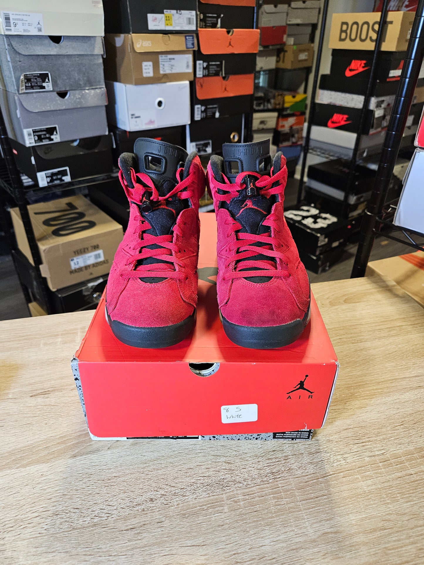 Size 8 - AJ 6 Retro Toro Bravo