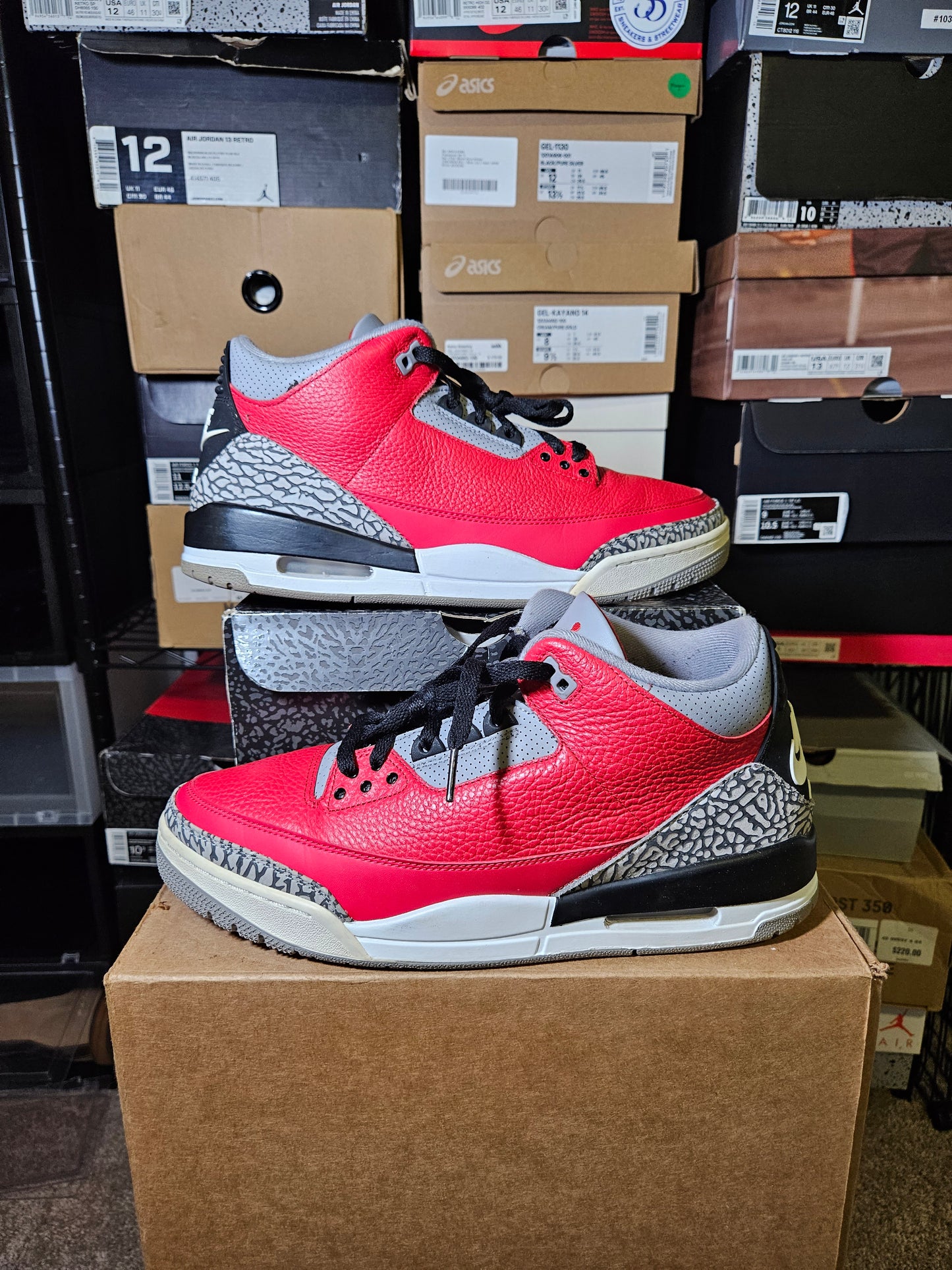 Size 12.5 - AJ 3 Unite Red