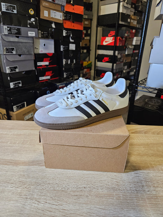 Size 10.5 -  Samba OG Low White Black Gum