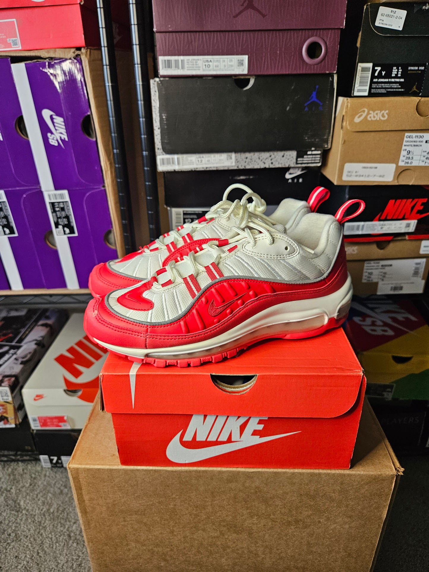 Size 7 - Air Max 98 Low University Red