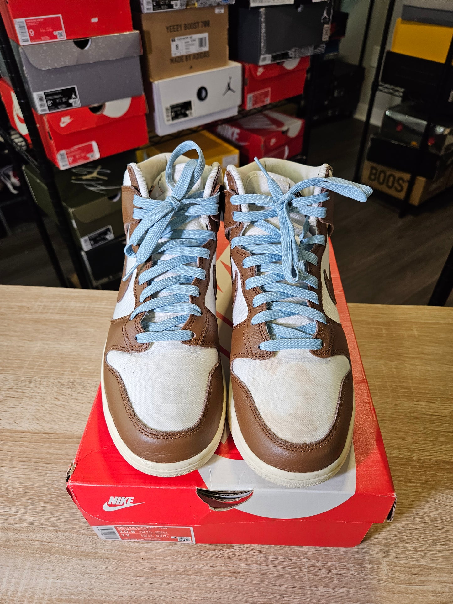 Size 10.5 - Dunk Vintage High Certified Fresh - Pecan