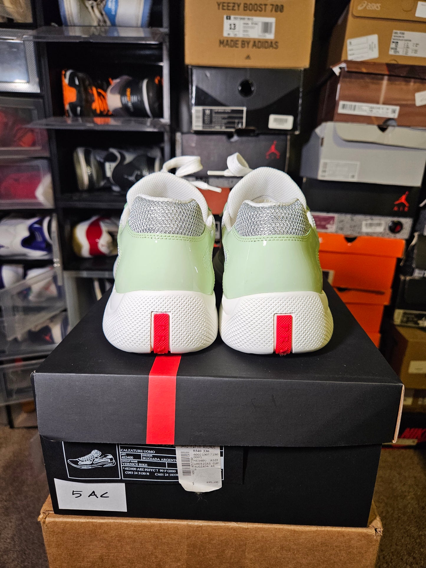 Size 8UK/9US - Prada America's Cup Green