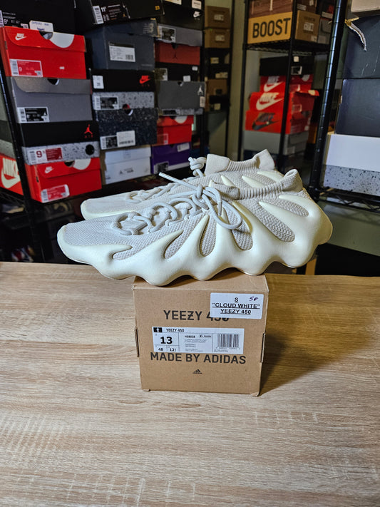 Size 13 - YZY 450 Cloud White