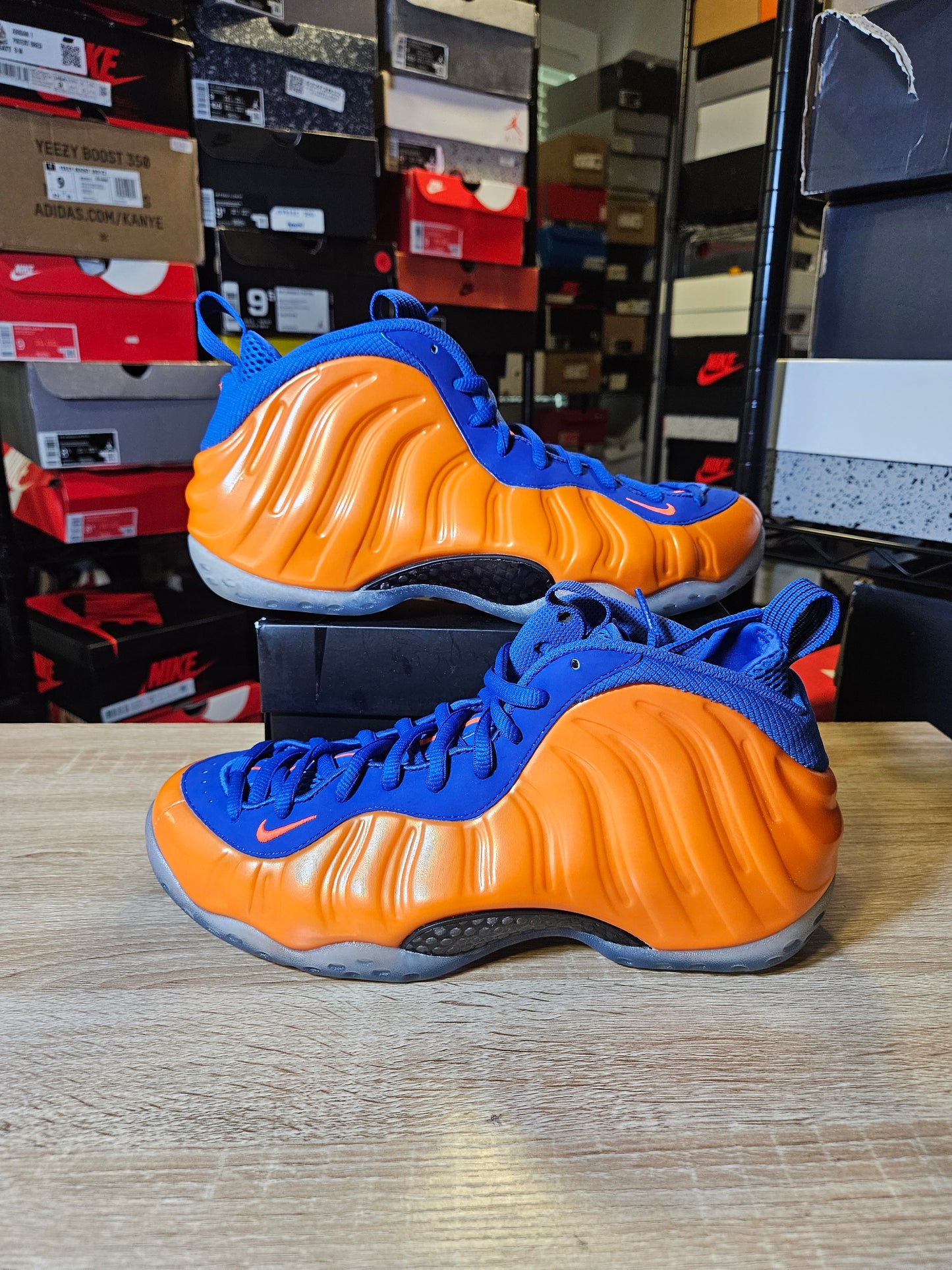 Size 10 - Air Foamposite One Knicks