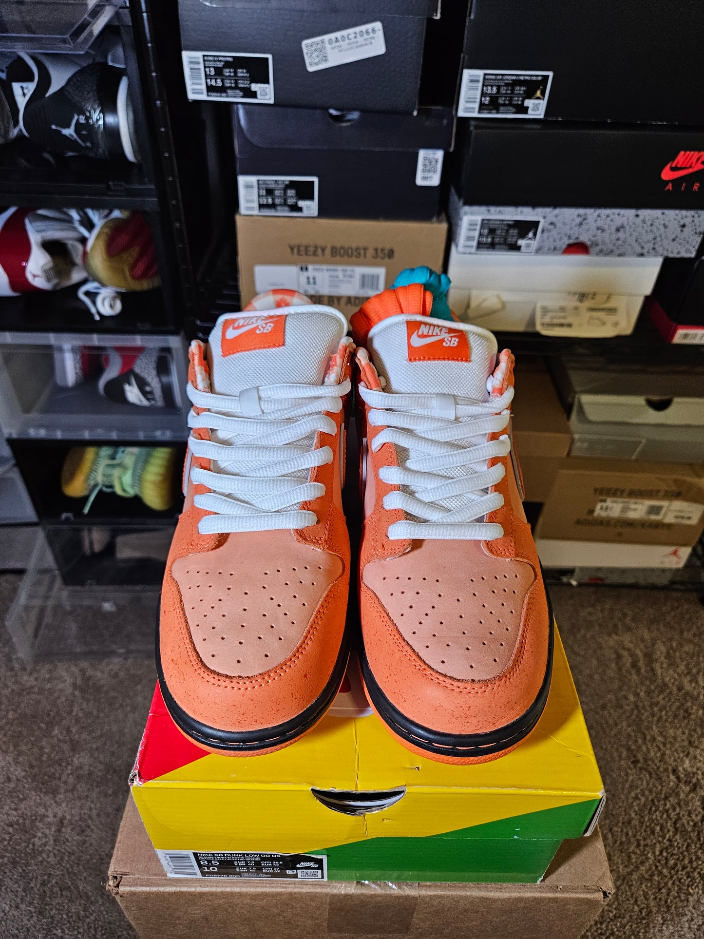 Size 8.5 - Dunk Low SB x Concepts Orange Lobster