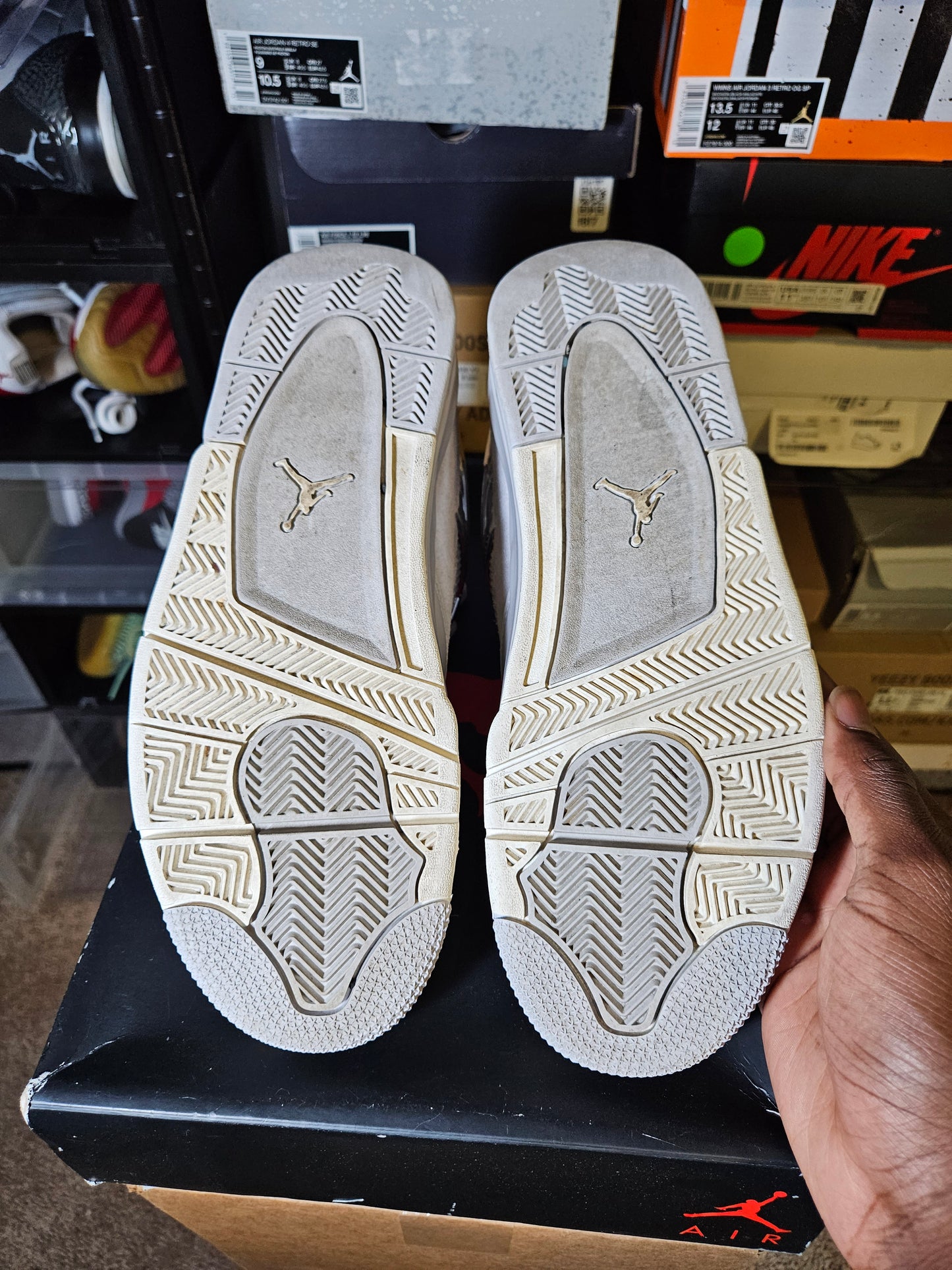 Size 12W/10.5M - AJ 4 Retro Low Frozen Moments