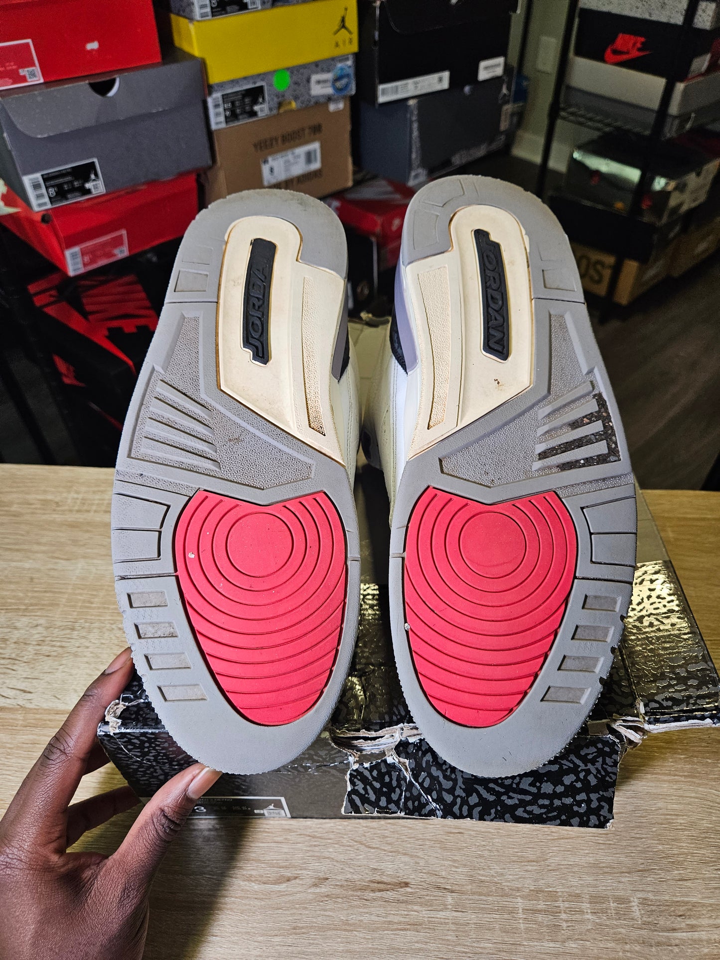 Size 13 - AJ 3 Retro Cement Grey