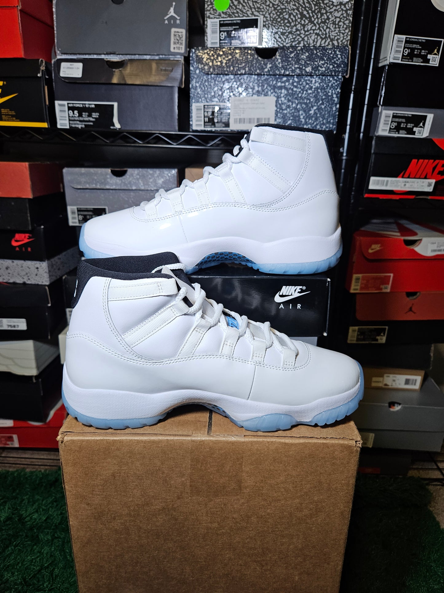 Size 9 - Air Jordan 11 Retro 2024 Legend Blue / Columbia