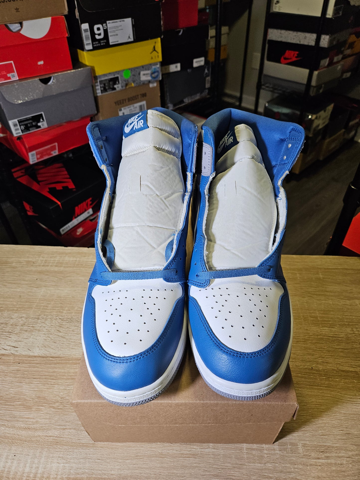Size 17 - AJ 1 Retro OG High True Blue