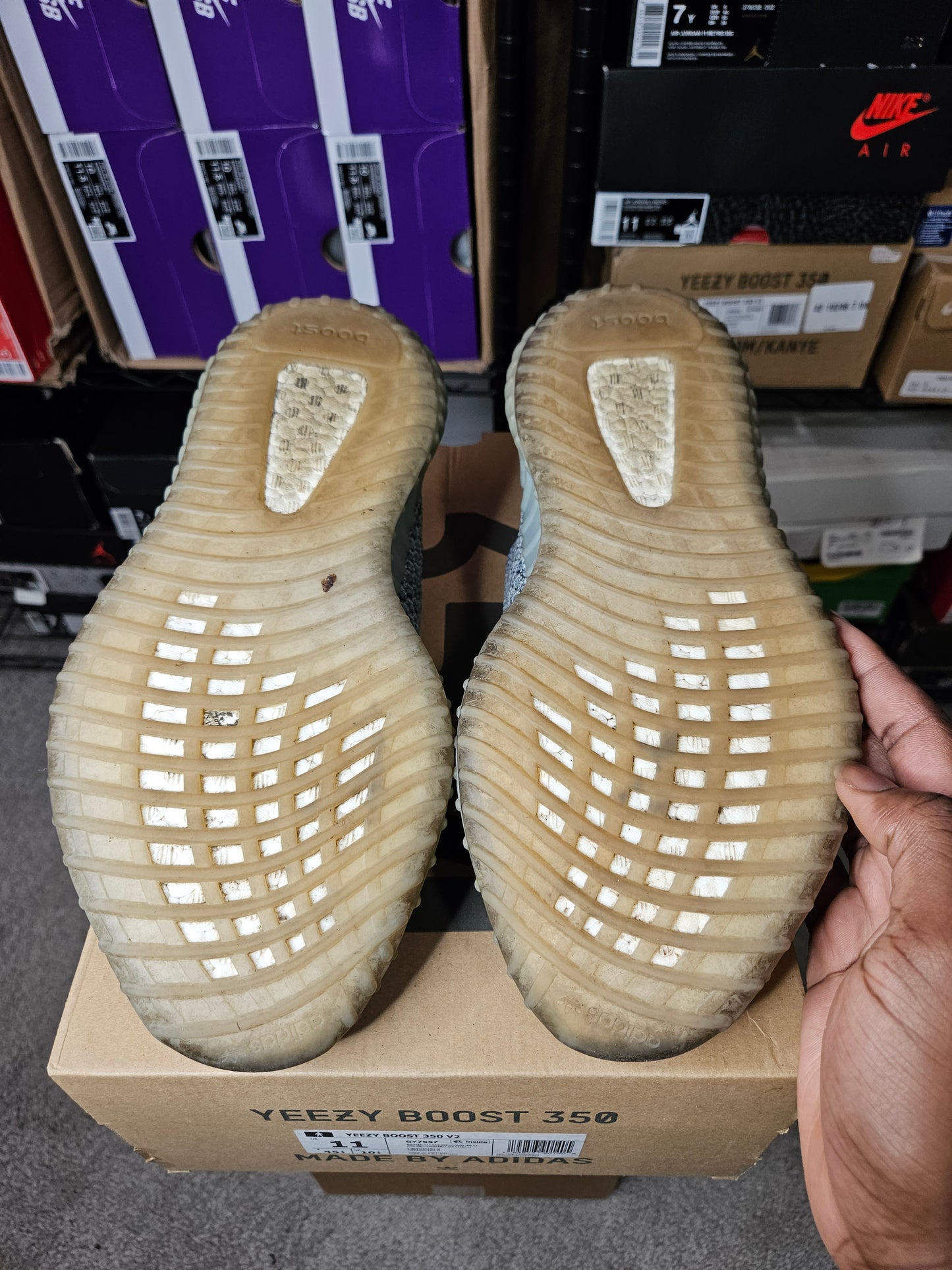Size 11 - YZY Boost 350 V2 Ash Blue