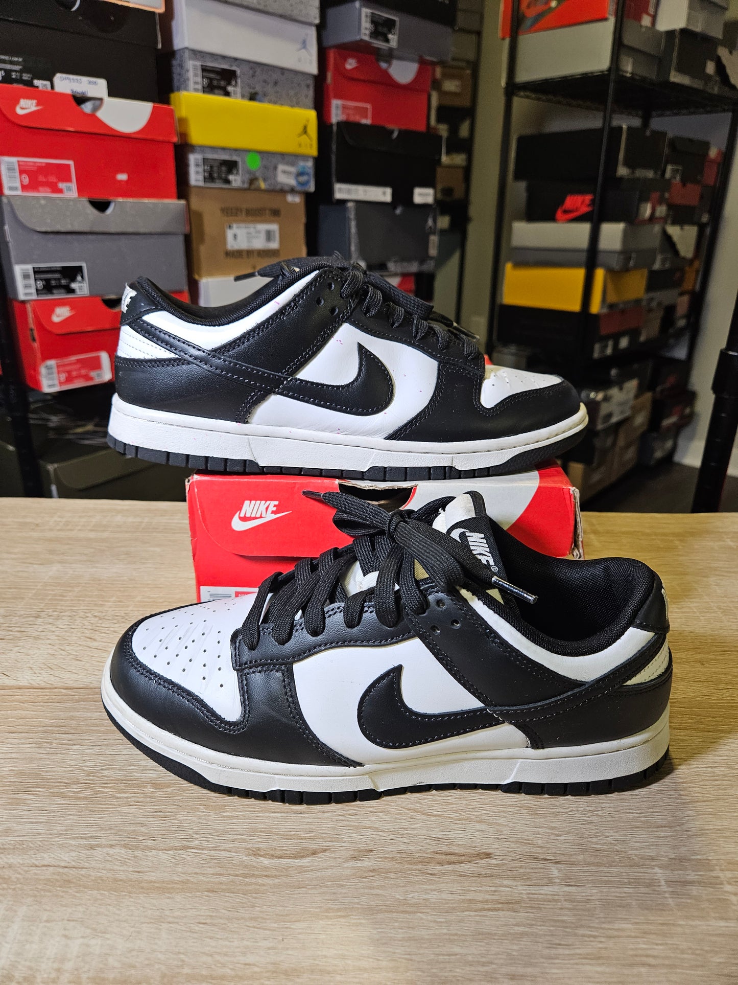 Size 8 - Dunk Low Black White