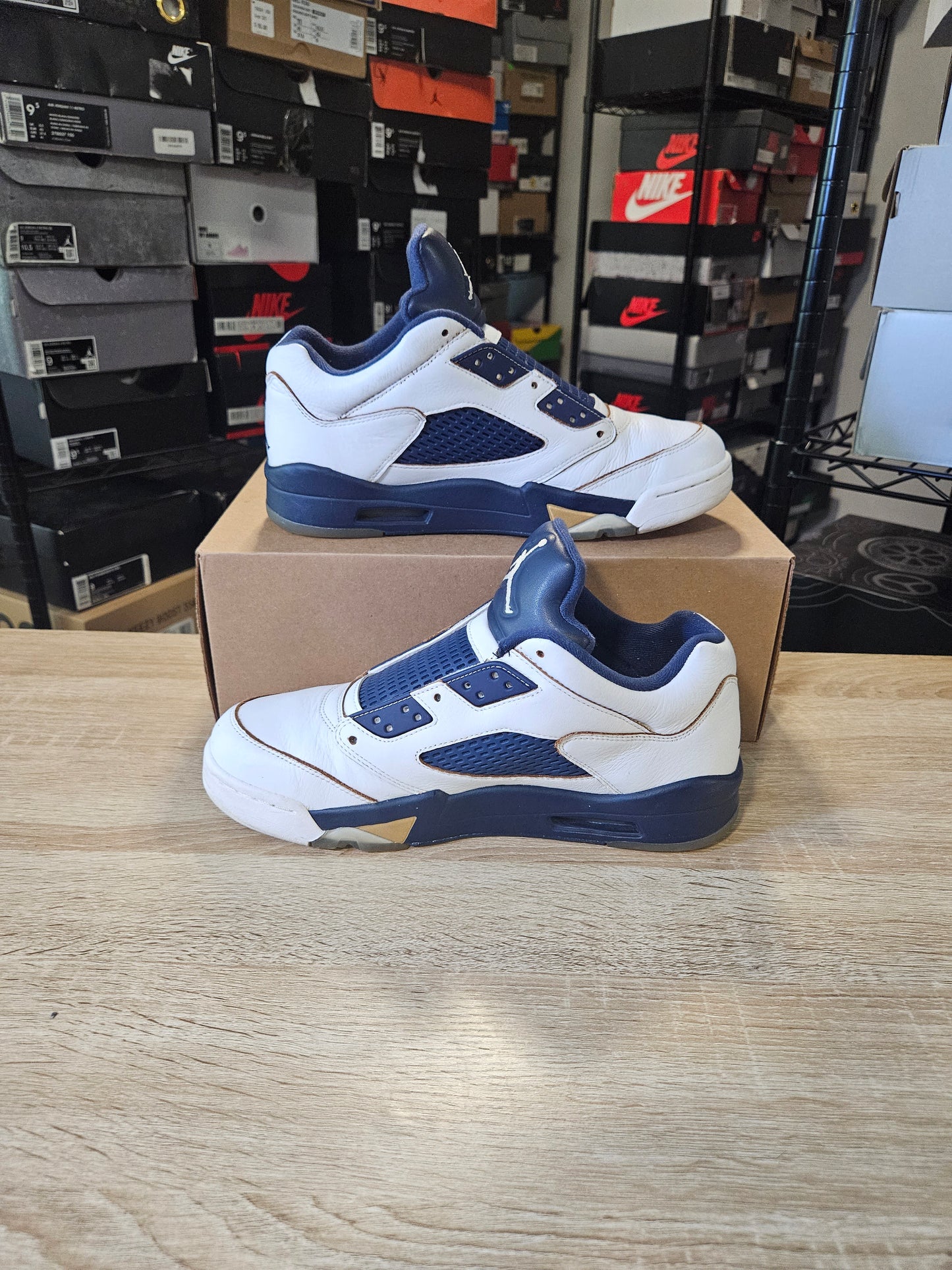 Size 9.5 - AJ 5 Retro Low Dunk From Above