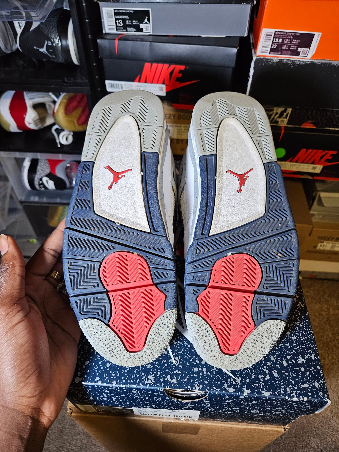 Size 9.5 - AJ 4 Retro Mid Midnight Navy
