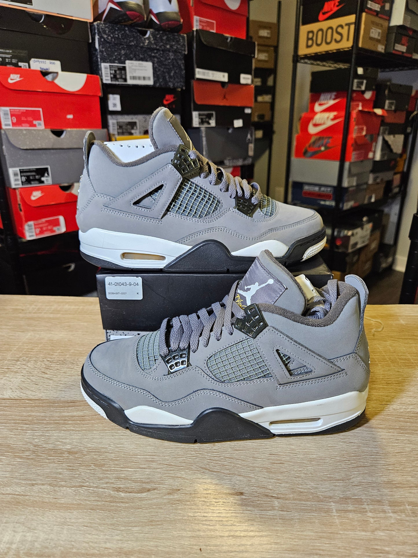 Size 8 - AJ 4 Retro Low Cool Grey