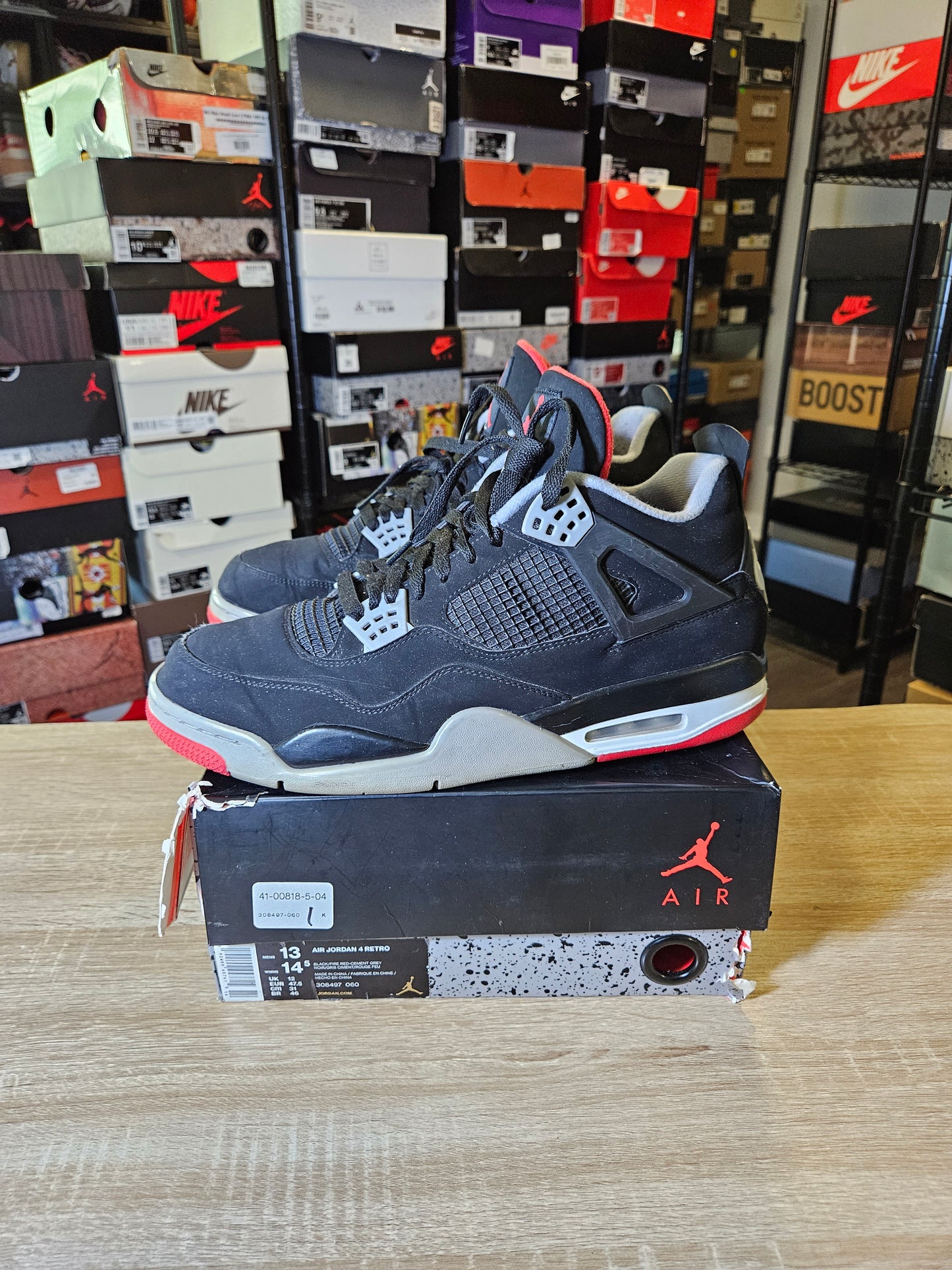 Size 13 - AJ 4 Bred 2019