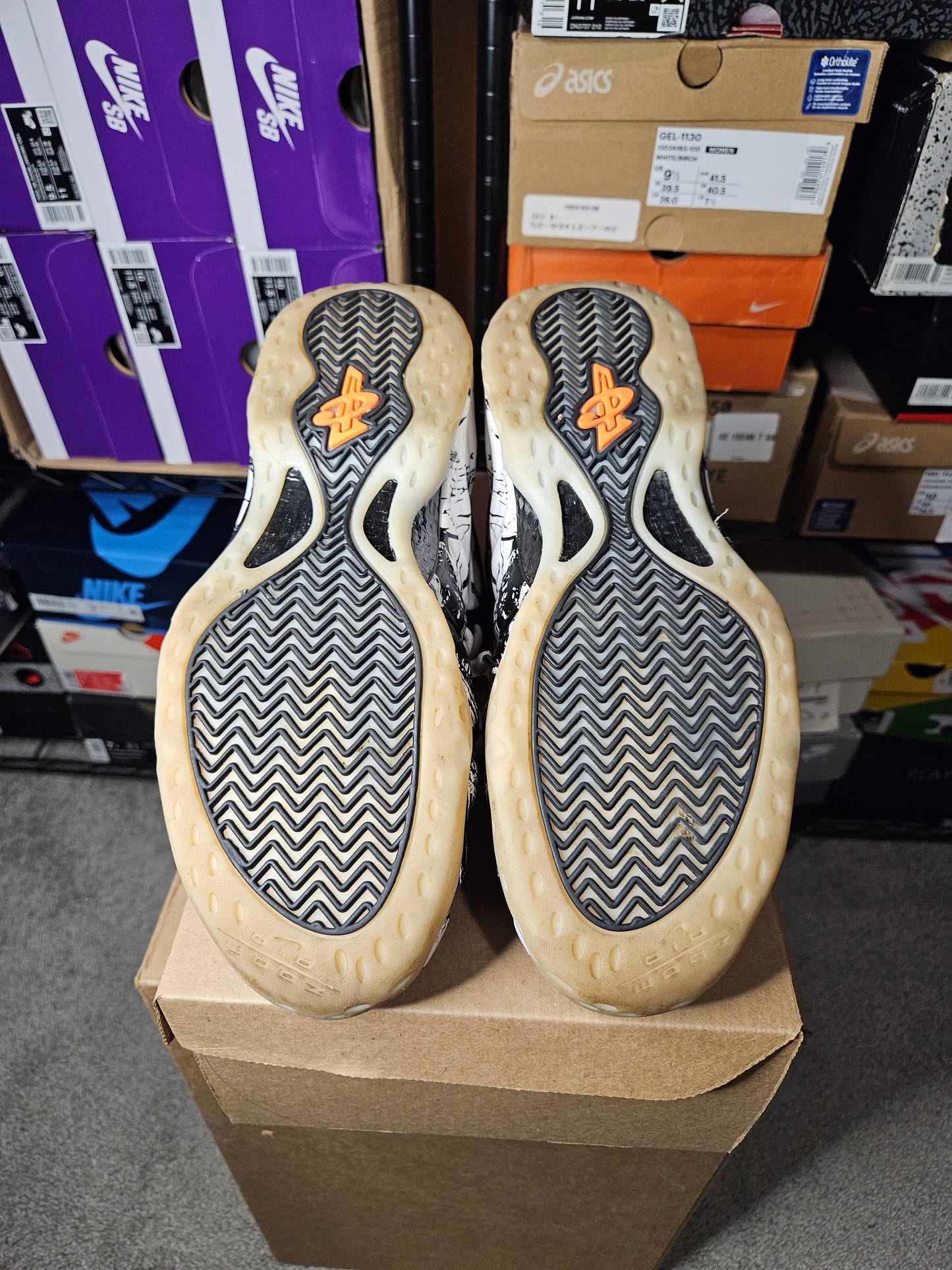Size 10.5 - Air Foamposite One Shattered Backboard