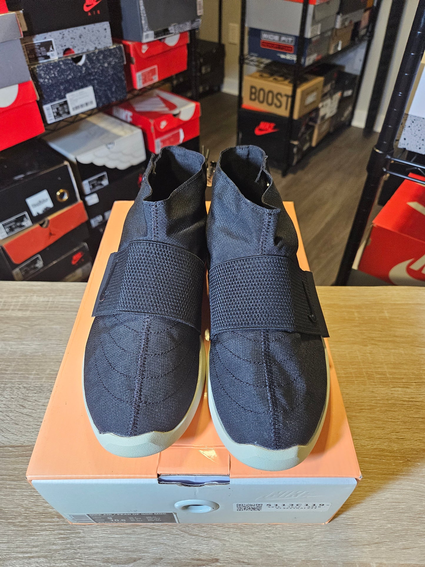 Size 9 - Air Fear Of God Moc Black