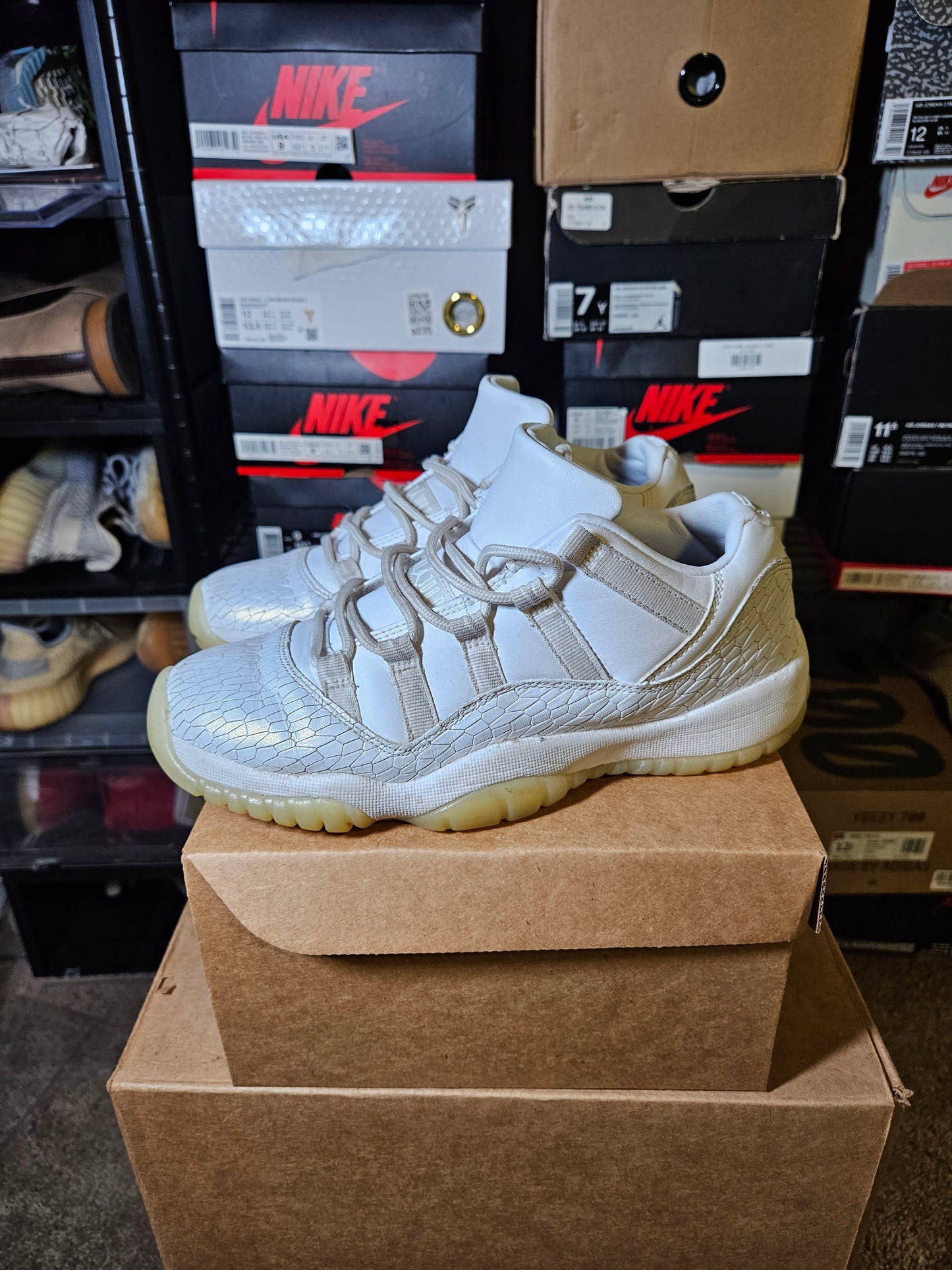 Size 6 - AJ 11 Retro Low Frost White