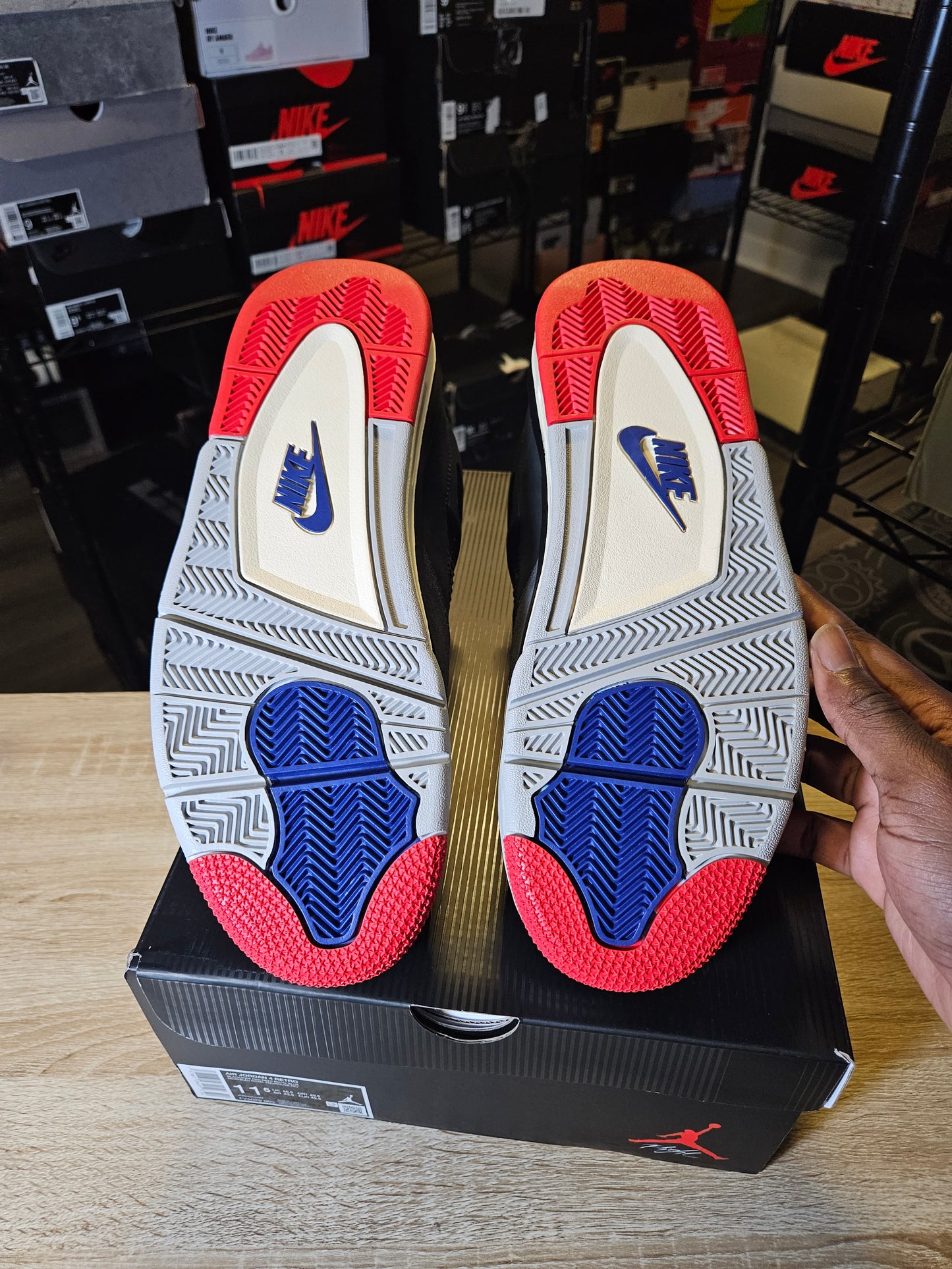 Size 11.5 - AJ 4 Retro Rare Air - White Lettering