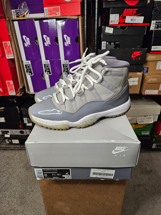 Size 8 - AJ 11 Retro High Cool Grey