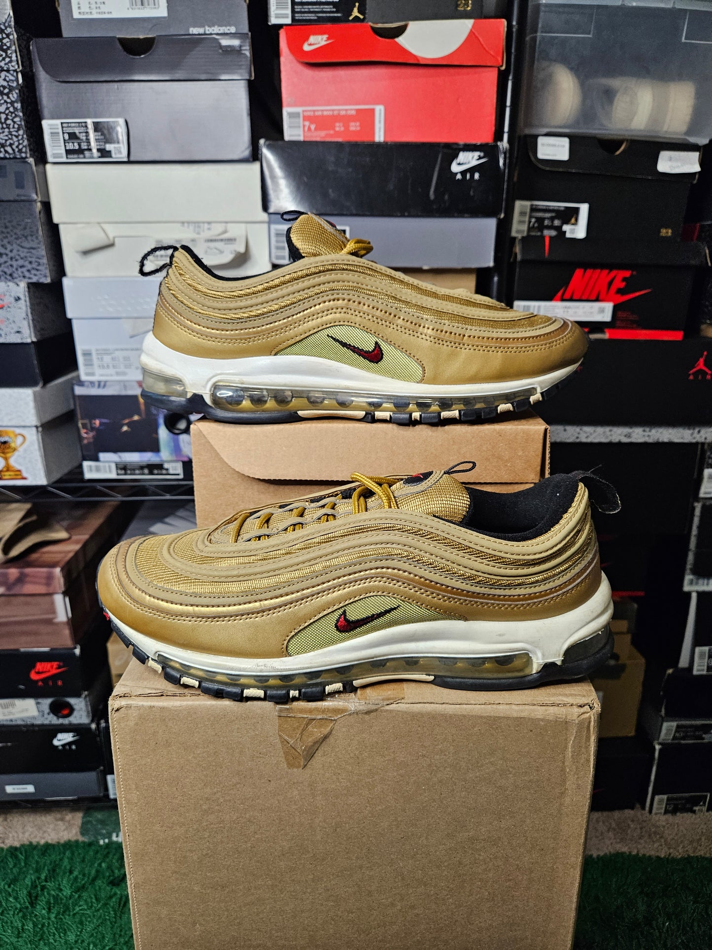 Size 11 - Air Max 97 OG QS Metallic Gold