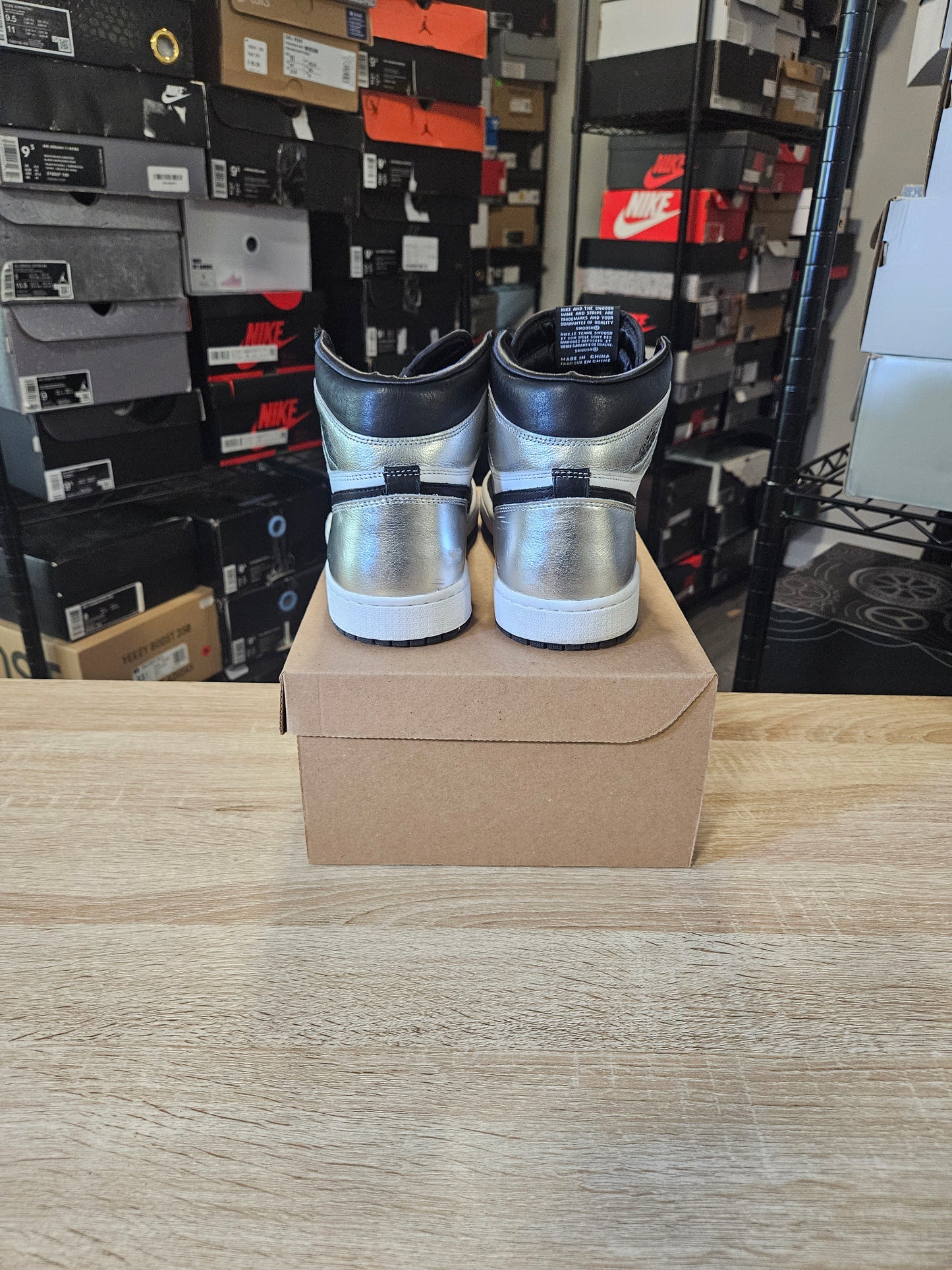 Size 10 - Jordan 1 High OG Metallic Silver